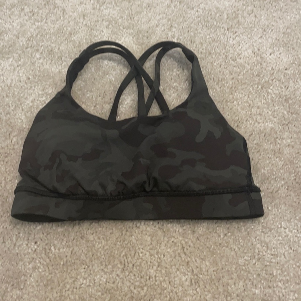 Camo sports bra